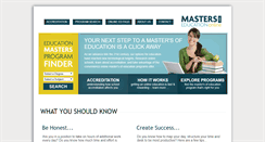 Desktop Screenshot of masters-education-online.com